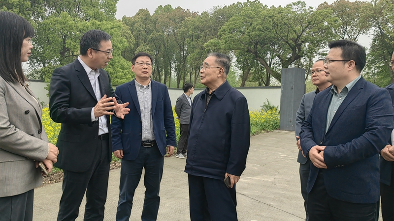 國醫大師張伯禮院士到訪浙農杭白菊GAP生產示范基地